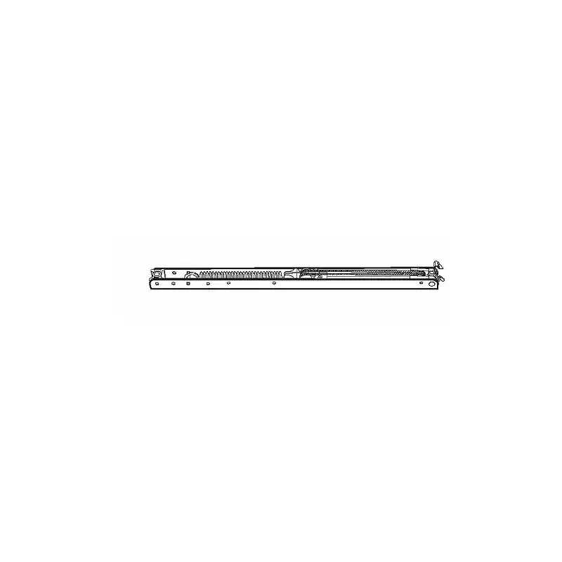 Brixwell Tilt Channel Balance, 31 Length, Sash Weight 19 to 24 Lbs With End Bracket Attached, Aluminum Material and Finish