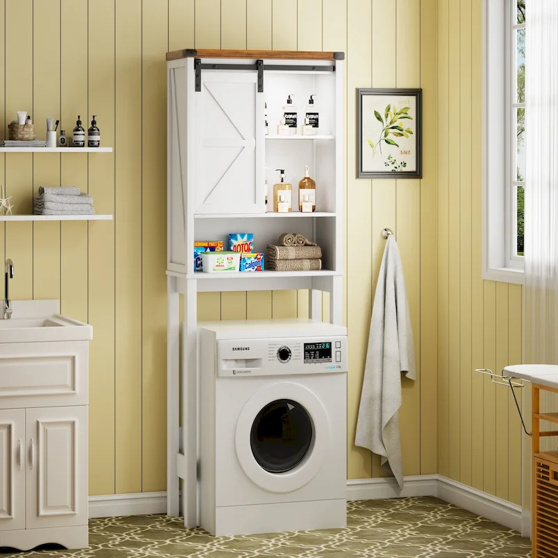 Freestanding Over-the-Toilet Storage Cabinet