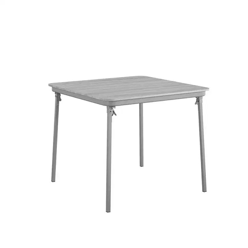 COSCO 34 x 34 Square Folding Malamine Top Table, Gray