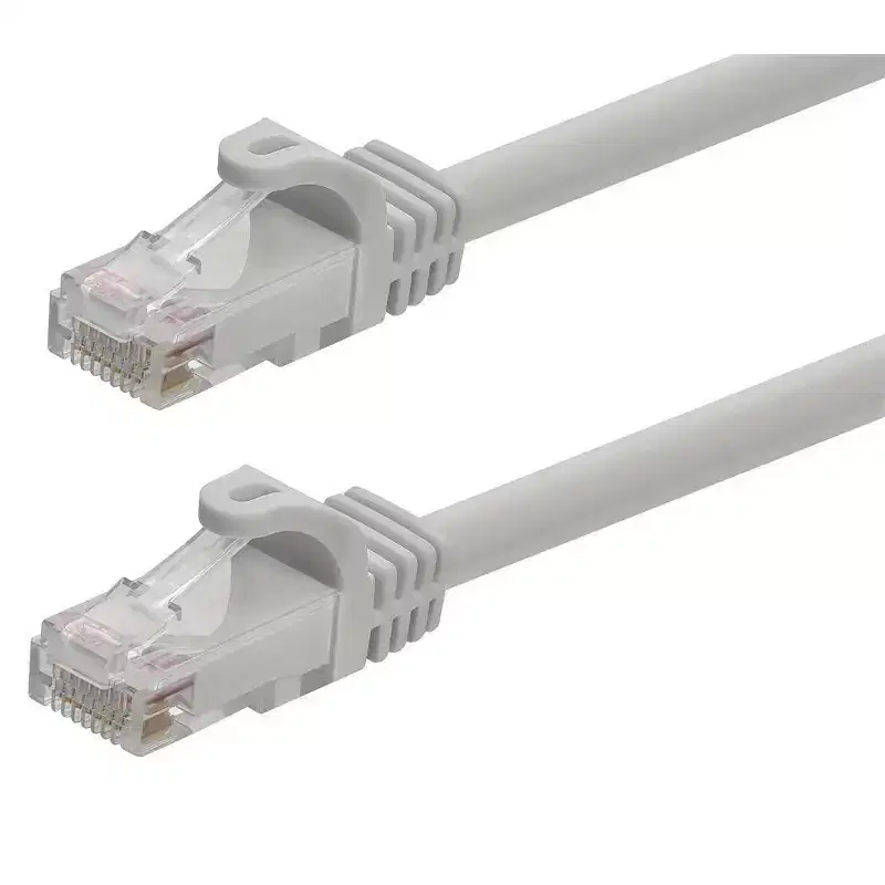 Monoprice Cat6 Ethernet Patch Cable - 100 Feet - Gray | Network Internet Cord - RJ45, Stranded, 550Mhz, UTP, Pure Bare Copper Wire, 24AWG - Flexboot