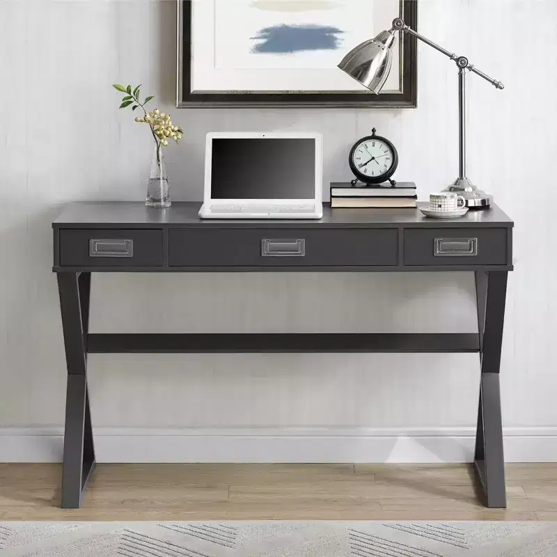 GDFStudio Elwin Modern Computer Desk with Drawers