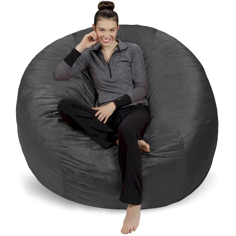 6-foot Memory Foam Bean Bag Chair
