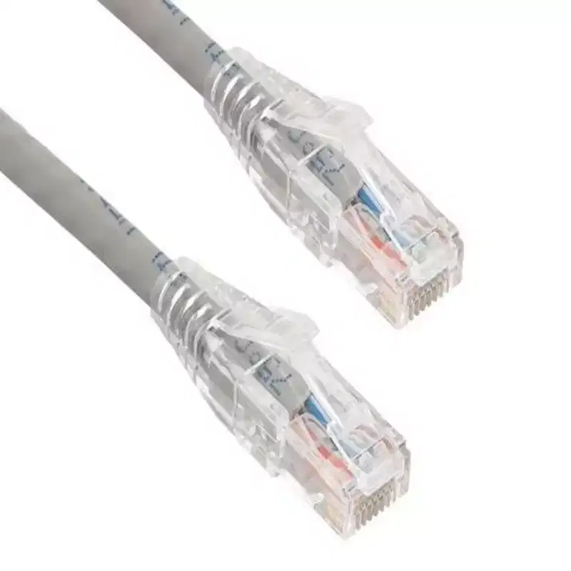 SANOXY Cables and Adapters; 0.5ft Cat6 550 MHz UTP Ethernet Network Patch Cable with Clear Snagless Boot, Gray