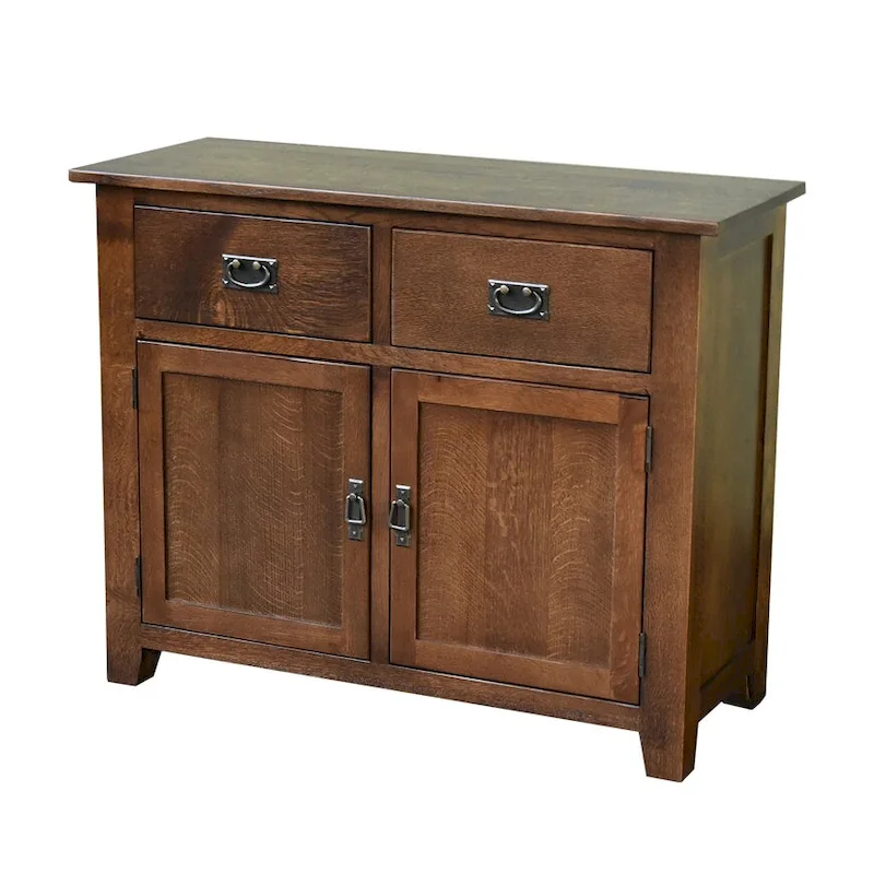 Mission 2 Door 2 Drawer Cabinet - N/A