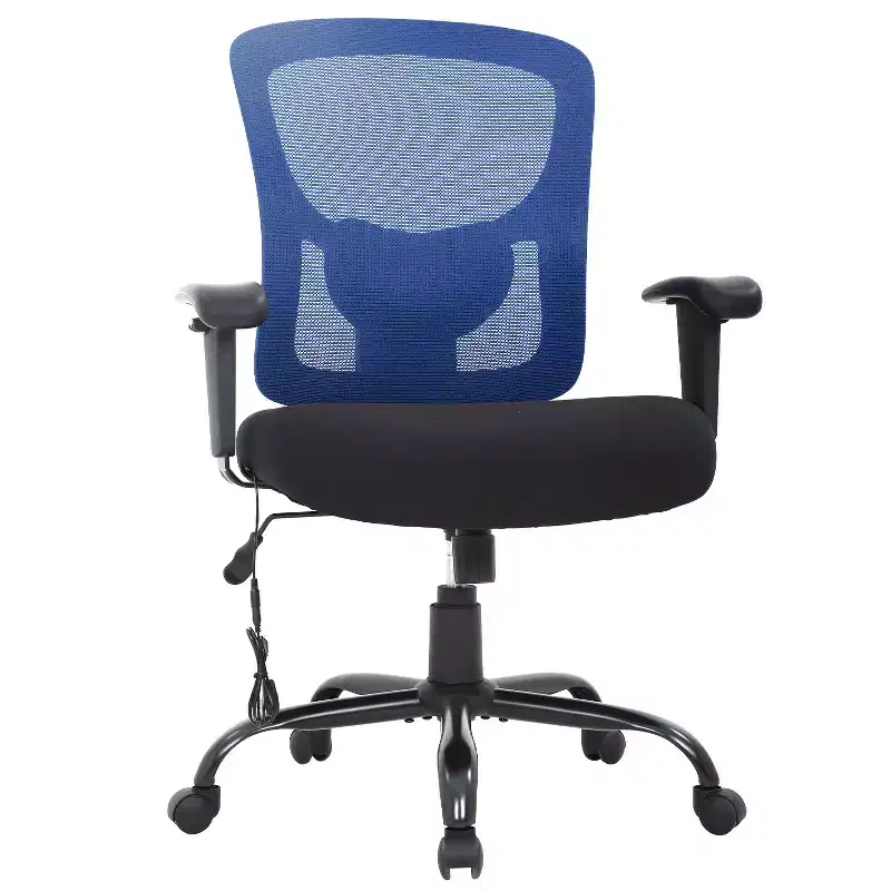 Big & Tall Office Chair | Adjustable Lumbar Support | 400 lb Capacity | Seat Massage Function