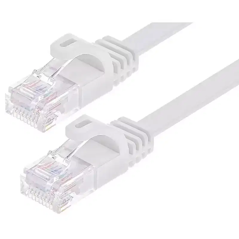 Monoprice Cat6 Ethernet Patch Cable - 3 Feet - White | Snagless RJ45, Flat, 550MHz, UTP, Pure Bare Copper Wire, 30AWG, For Network Internet Modem