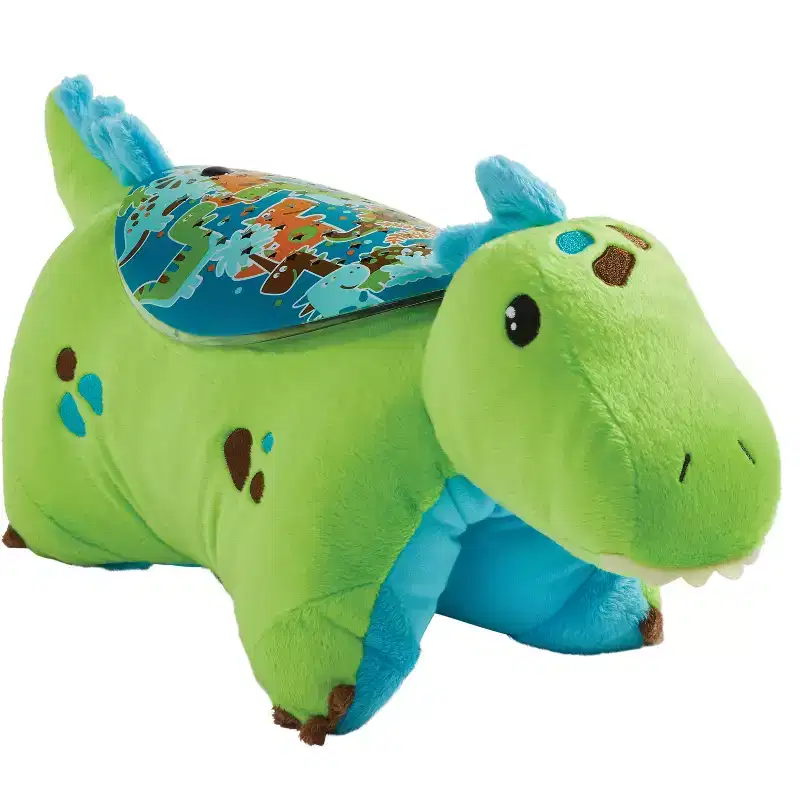 Sleeptime Lite Dinosaur Plush LED Kids' Nightlight Green - Pillow Pets
