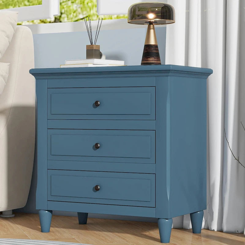 3-Drawer Wood Cabinet