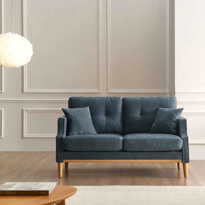 Loveseat With Waterproof Fabric,USB Charge