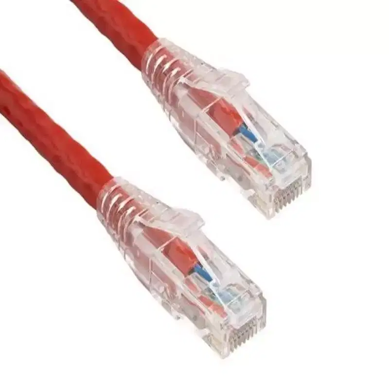 SANOXY Cables and Adapters; 14ft Cat6 550 MHz UTP Ethernet Network Patch Cable with Clear Snagless Boot, Red