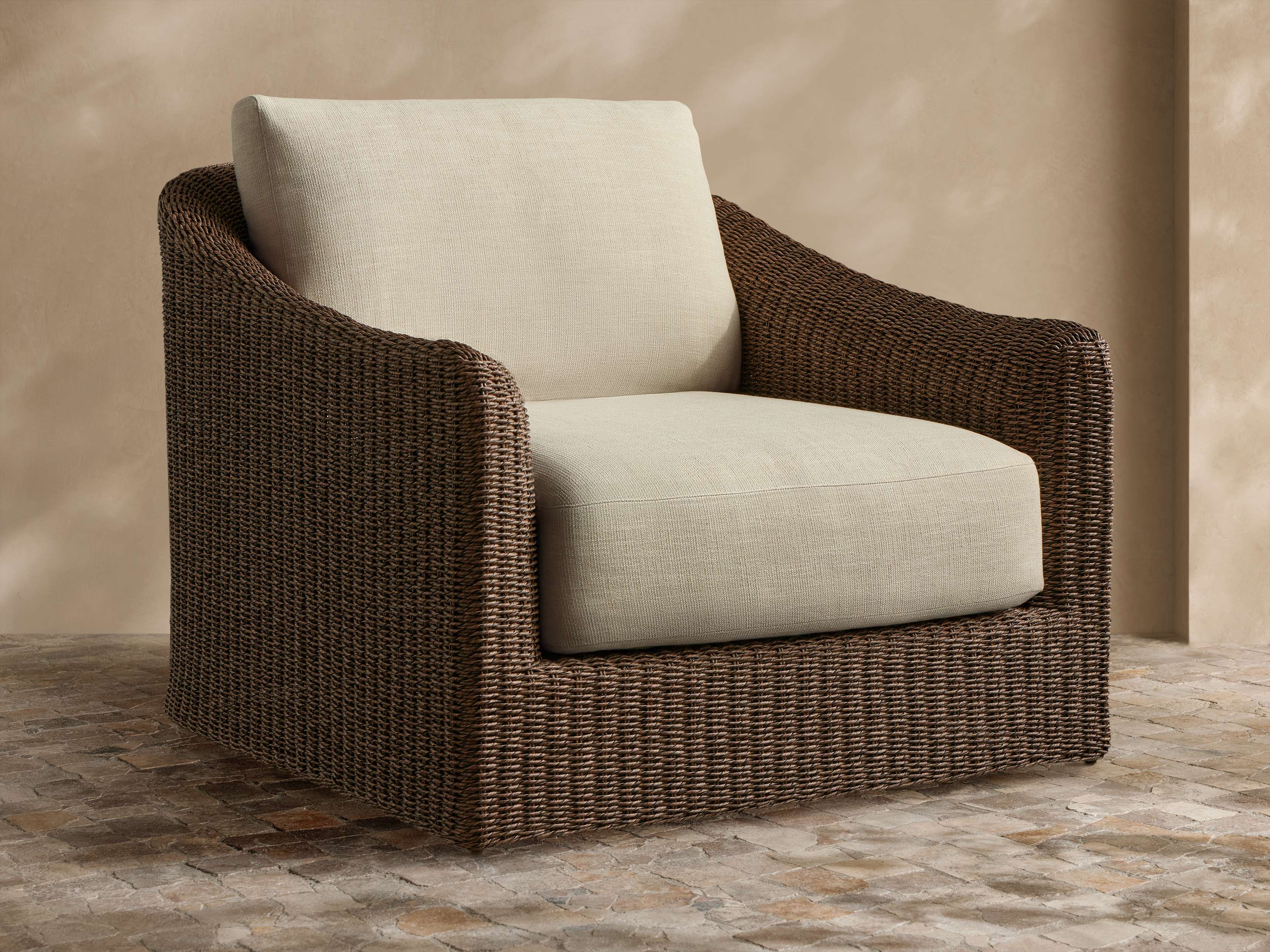 Ancona Outdoor Swivel Chair