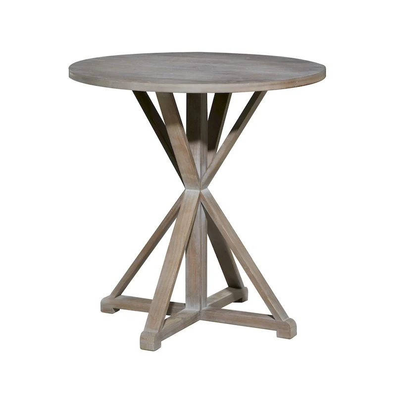 Wood Accent Table - White or Brown - Roche River Decor