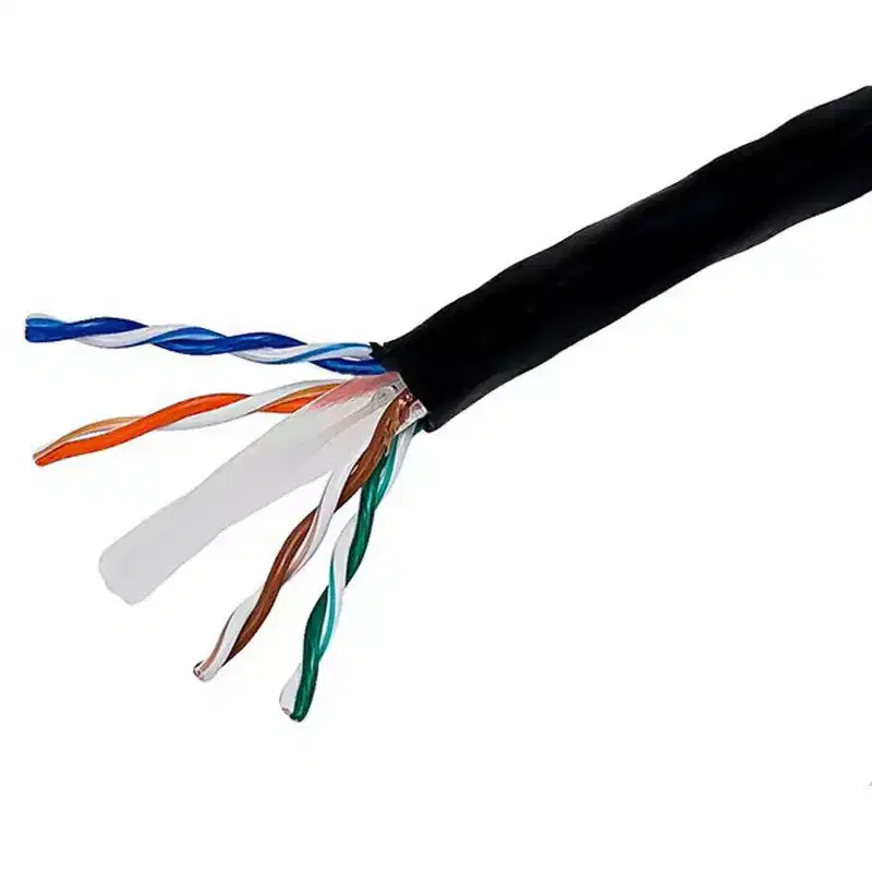 Monoprice Cat6 Ethernet Bulk Cable - 1000 Feet - Black | Network Internet Cord - Stranded, 550Mhz, UTP, Pure Bare Copper Wire, 24AWG