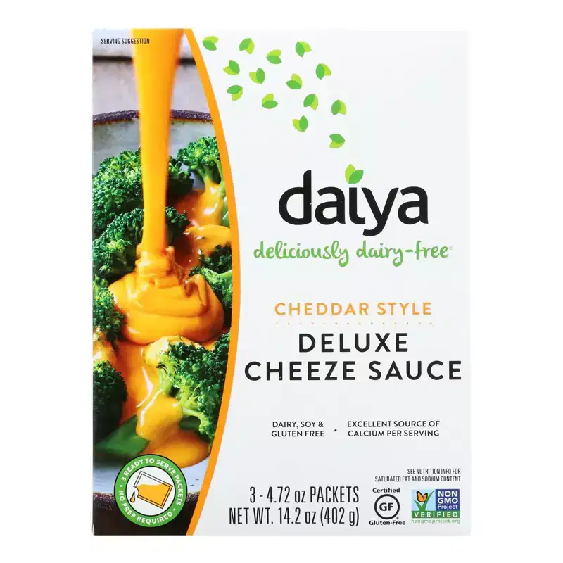 Daiya Foods Cheddar Style Deluxe Cheeze Sauce - Case of 8/14.2 oz