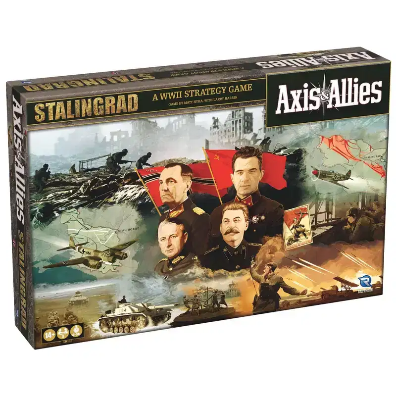 Axis & Allies: Stalingrad - WWII Strategy Board Game, Ages 14+, 2 Players, 4hrs