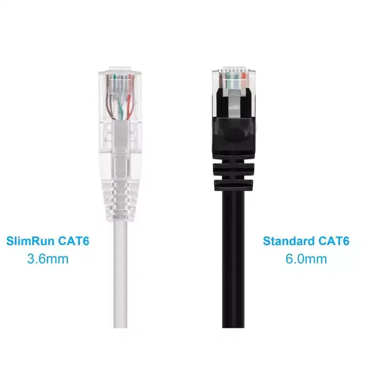 Monoprice Cat6 Ethernet Patch Cable - 14 Feet - White | Network Internet Cord - Snagless RJ45 Stranded 550MHz UTP CMR Riser Rated Pure Bare Copper