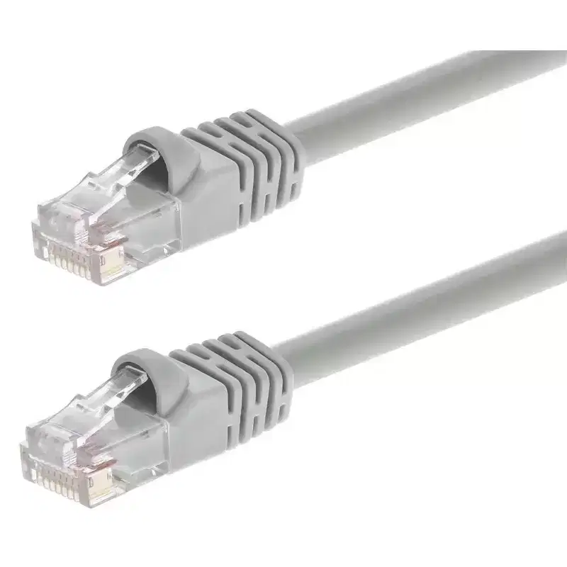 Monoprice Cat5e Ethernet Patch Cable - 3 Feet - Gray | Network Internet Cord - RJ45, Stranded, 350Mhz, UTP, Pure Bare Copper Wire, Crossover, 24AWG