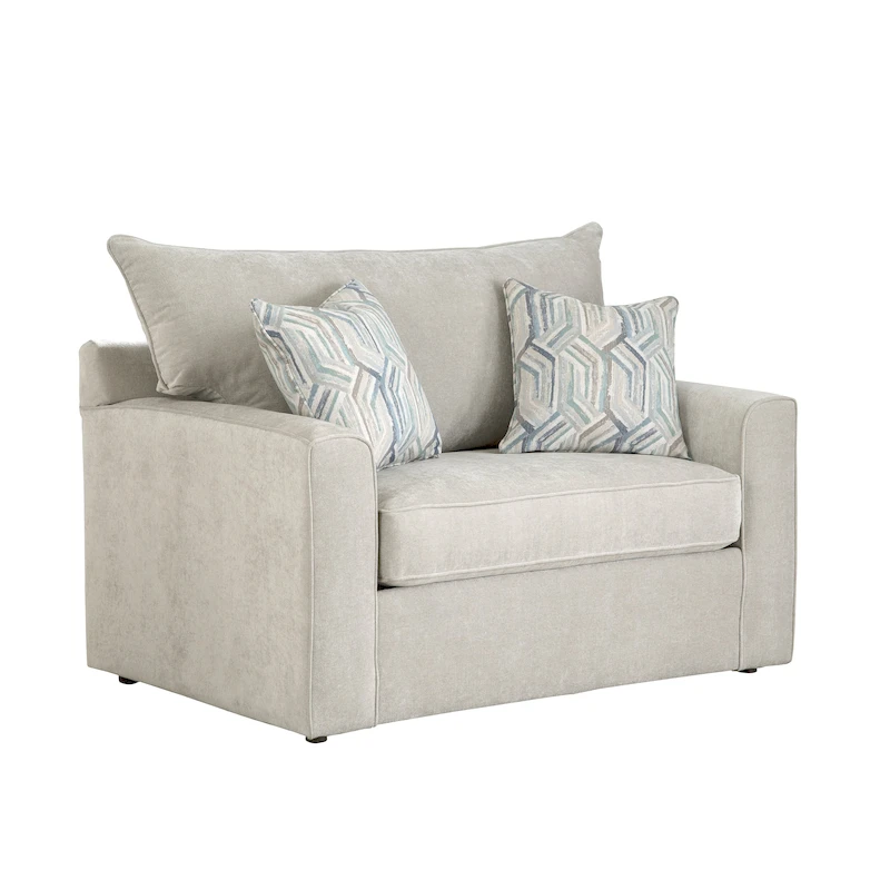 Capri Grey Sofa Bed with Gel Memory Foam Mattress