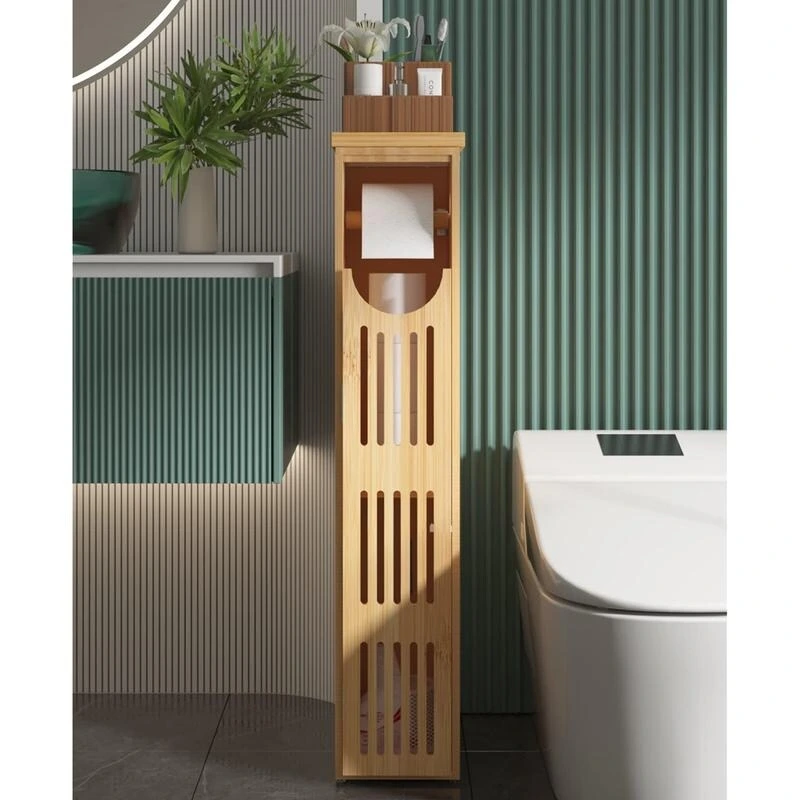 Toilet Paper Storage Cabinet - 33L x 6.5W
