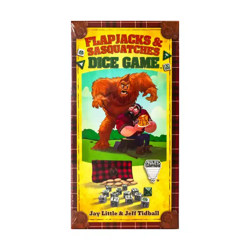 Flapjacks & Sasquatches Dice Game Board Game
