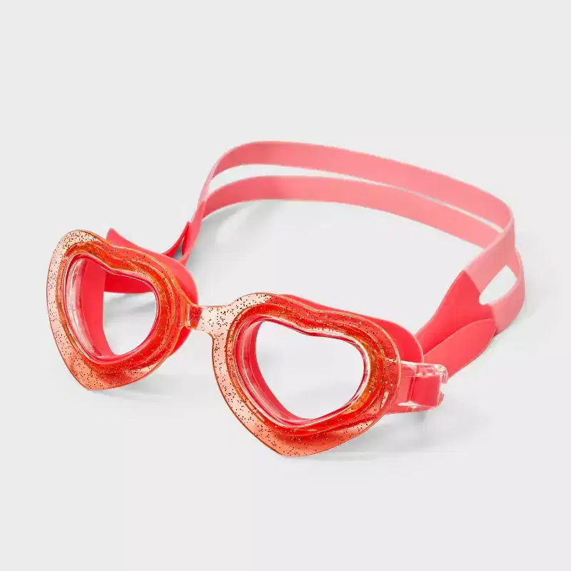 Girls' Heart Swim Goggles - Cat & Jack™ Pink
