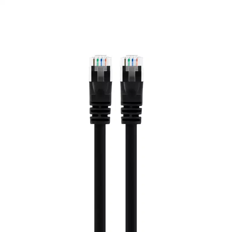 GEARit Cat5e Ethernet Patch Cable - Snagless RJ45, Stranded, 350Mhz, UTP, Pure Bare Copper Wire, 24AWG - Black - 5ft