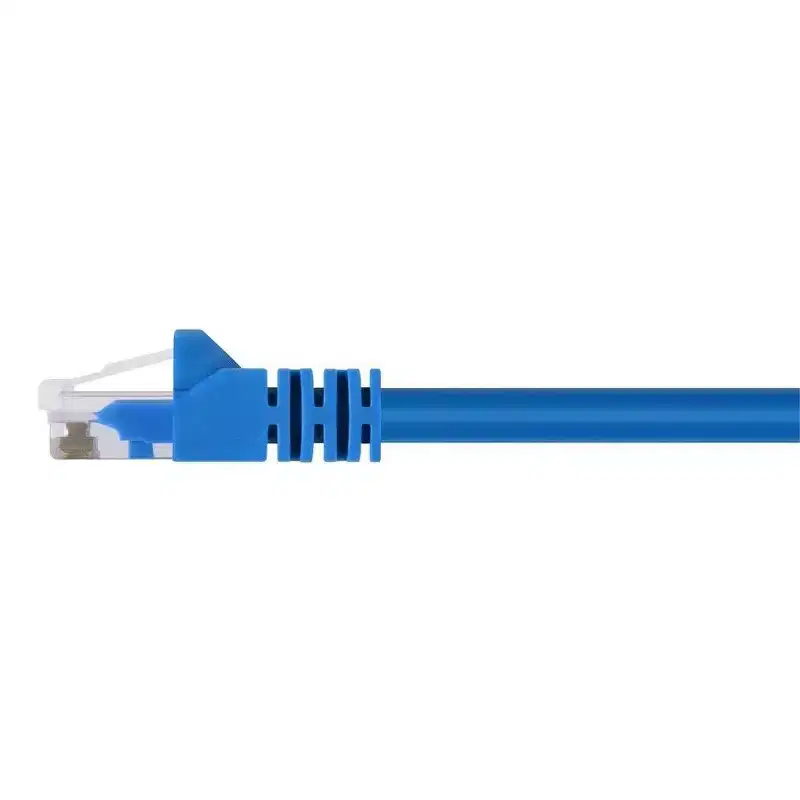 Monoprice Cat6 Ethernet Patch Cable - 3 Feet - Blue | Network Internet Cord - RJ45, Stranded, 550Mhz, UTP, Pure Bare Copper Wire, 24AWG