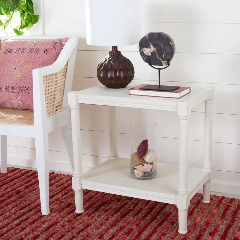 SAFAVIEH Metije Rectangle Accent Table - 22 W x 15.8 L x 22.8 H - 22Wx16Dx23H