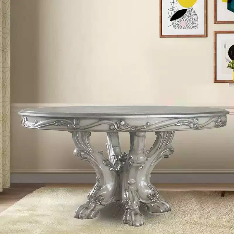 60 Dresden Dining Table Vintage Bone White - Acme Furniture