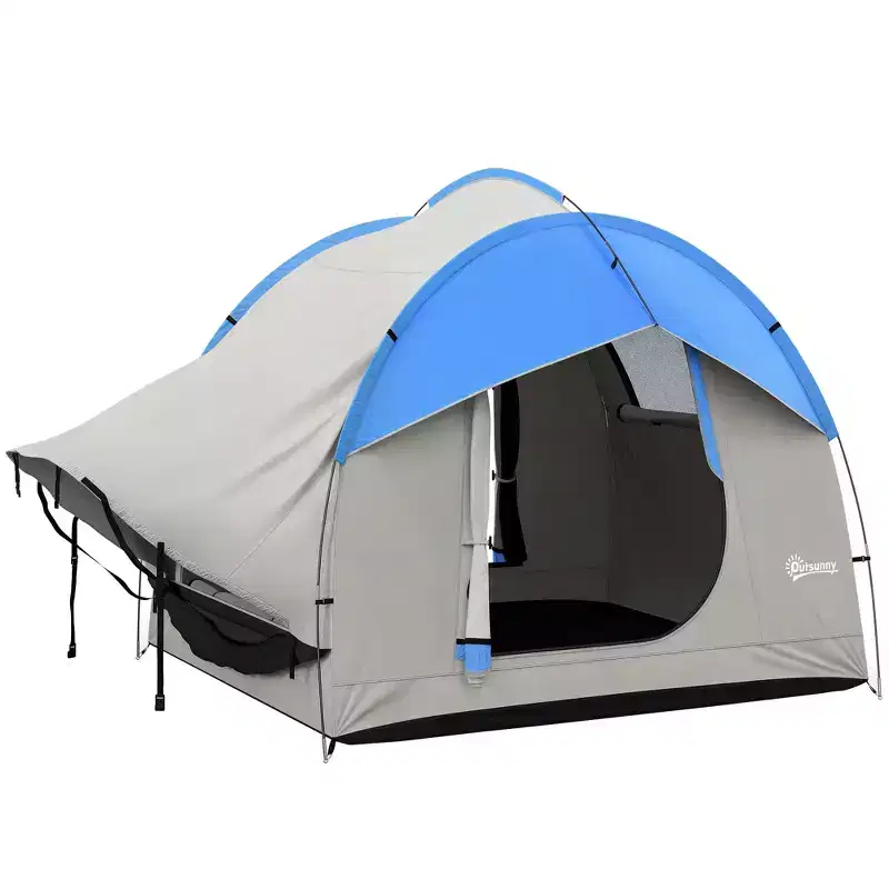Outsunny SUV Tailgate Tent, Car Tent with 3 Doors, 2000mm Waterproof