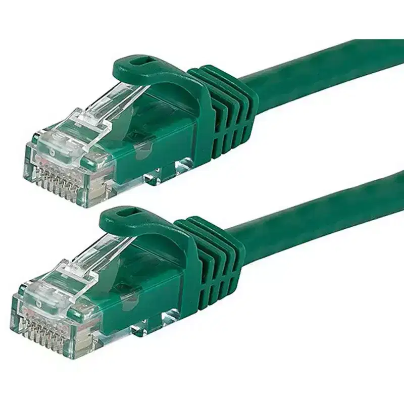 Monoprice Cat6 Ethernet Patch Cable - 25 Feet - Green | Network Internet Cord - RJ45, Stranded, 550Mhz, UTP, Pure Bare Copper Wire, 24AWG - Flexboot