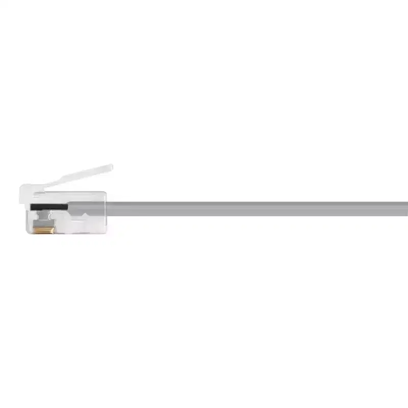 Monoprice Landline Telephone Cable - 7 Feet - RJ11(6P4C) Reverse for Voice