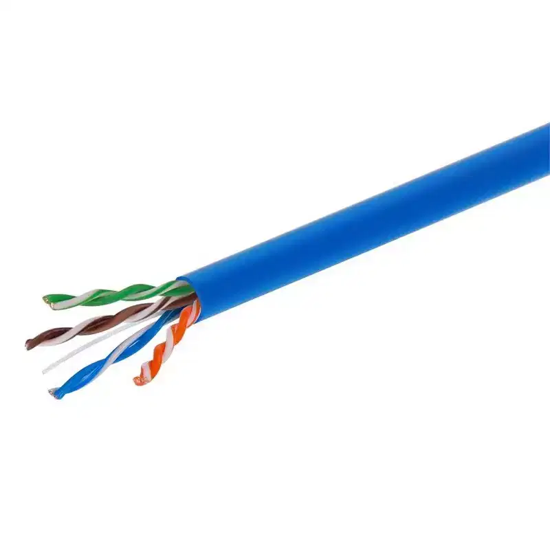 Monoprice Cat5e Ethernet Bulk Cable - 500 Feet - Blue | Network Internet Cord - Solid, 350Mhz, UTP, CMR, Riser Rated, Pure Bare Copper Wire, 24AWG