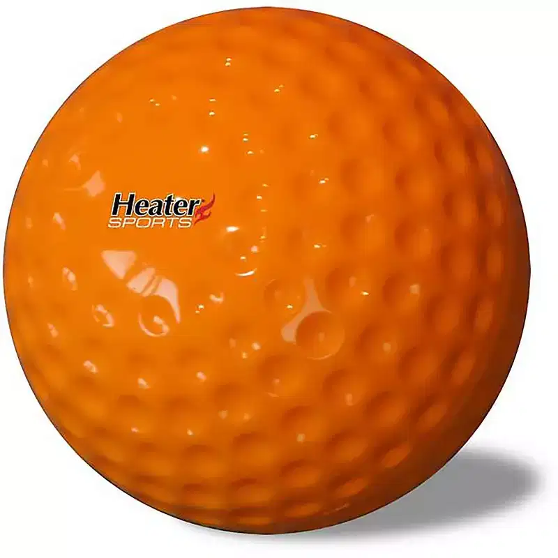 Heater Sports PowerAlley Lite Baseballs, Pitching Machine Balls, 1/2 Weight of Baseball, 9 Diameter, Pack of 6