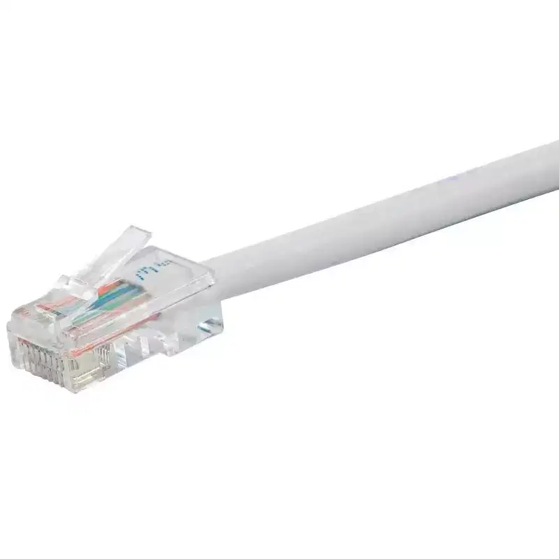 Monoprice Cat6 Ethernet Patch Cable - 5 Feet - White, RJ45, Stranded, 550Mhz, UTP, Pure Bare Copper Wire, 24AWG - Zeroboot Series