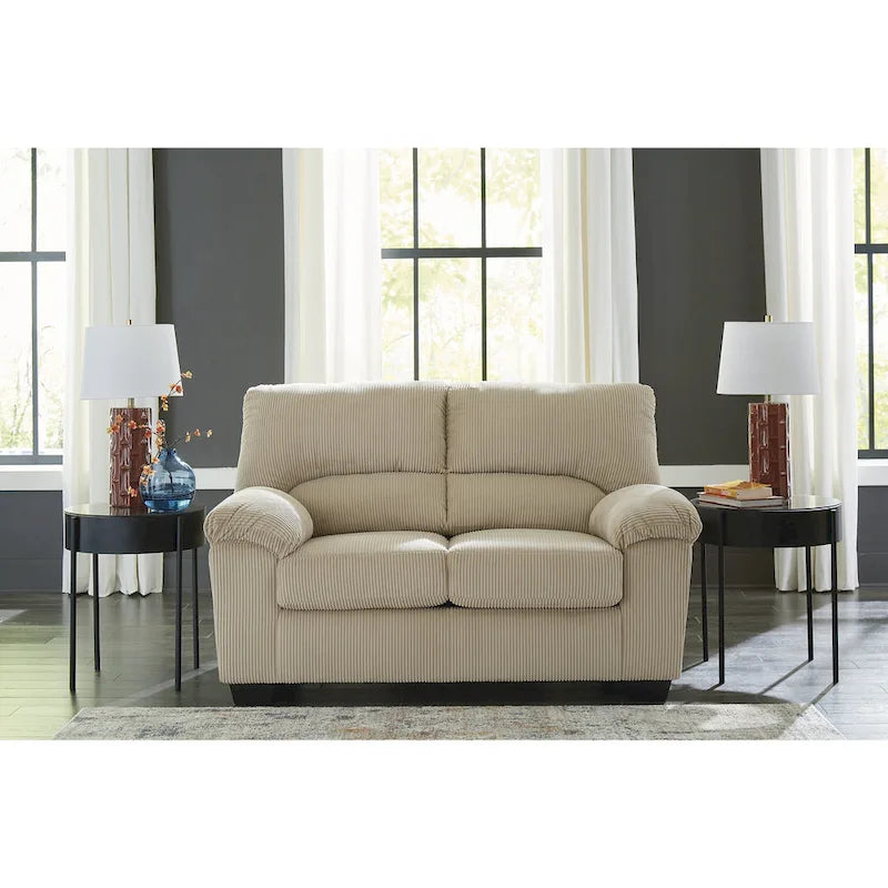 Signature Design by Ashley SimpleJoy Loveseat - 63W x 38D x 40H