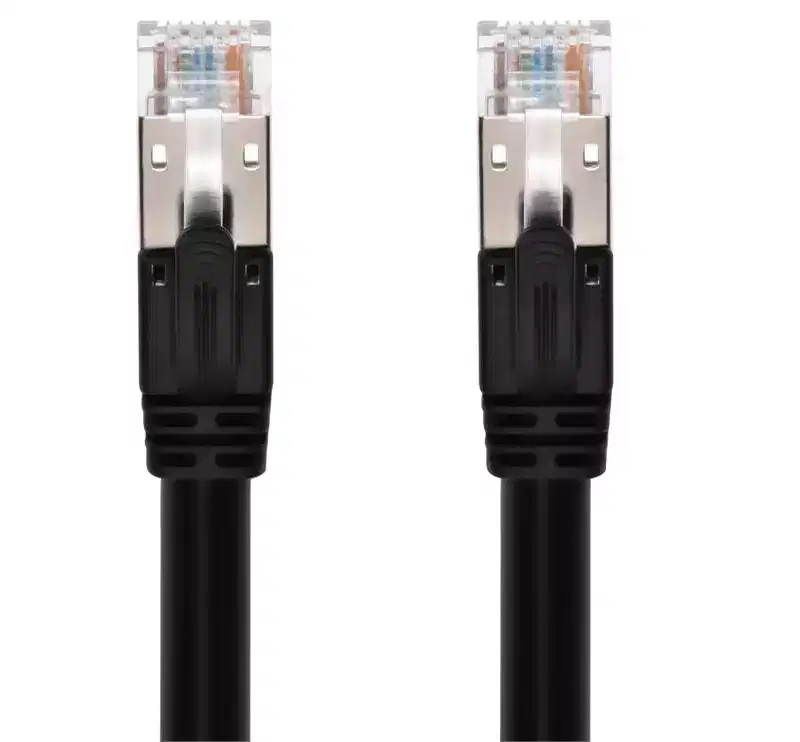 Monoprice Cat6A PoE Patch Cable - 3ft - Black | 100W, PoE ++ (IEEE 802.3af/at/bt), UTP, 22AWG, 500MHz, Pure Bare Copper, Shielded RJ45, Ethernet Cable