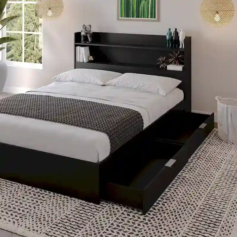Hunter Platform Bed with Headboard