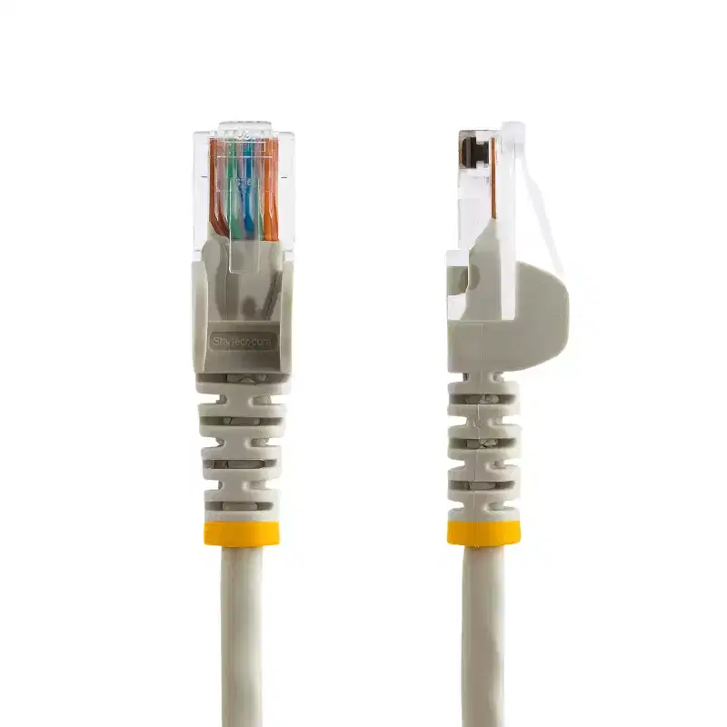 StarTech.com Cat5e Patch Cable 15ft Gray - 45PATCH15GR