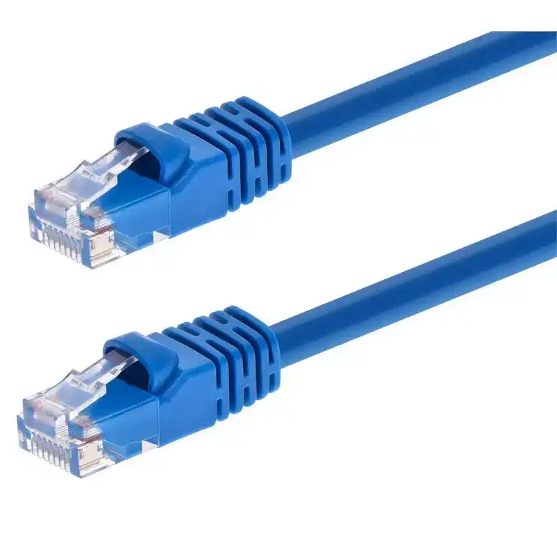 Monoprice Cat5e Ethernet Patch Cable - 20 Feet - Blue | Network Internet Cord - RJ45, Stranded, 350Mhz, UTP, Pure Bare Copper Wire, 24AWG