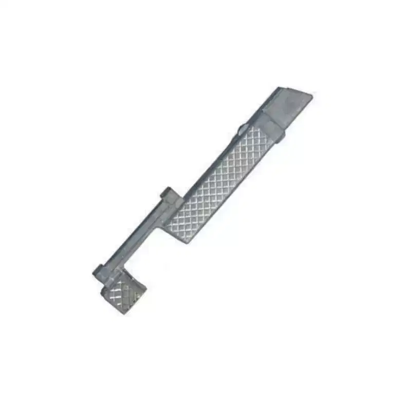 Brixwell Metal Slide Bolt, Left Hand, Knurled Grip, Gray Finish
