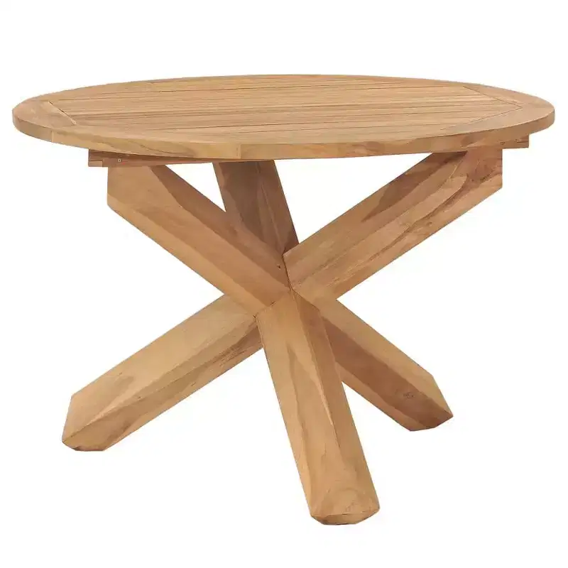 vidaXL Garden Table Warm Brown - Brown
