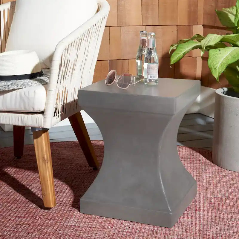 Concrete Indoor/Outdoor Accent Table - 13.7