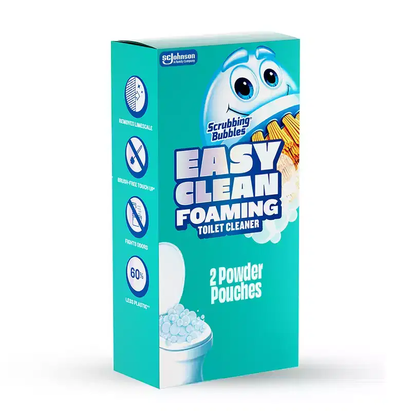 Scrubbing Bubbles Easy Clean Toilet Bowl Cleaner Foaming Powder - 2ct