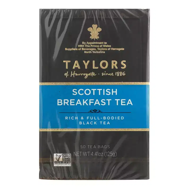 Taylors Of Harrogate Scottish Breakfast Black Tea - Case of 6 boxes/50 bags