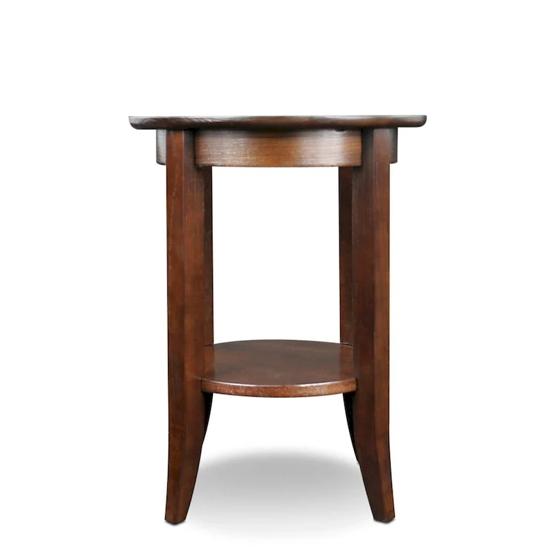 Copper Grove Halesia Solid Oak Round Side Table