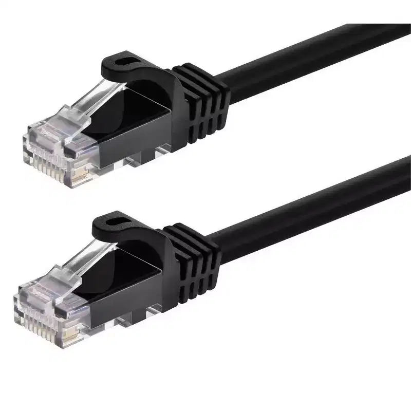 Monoprice Cat6 Ethernet Patch Cable - 75 Feet - Black | Network Internet Cord - RJ45, Stranded, 550Mhz, UTP, Pure Bare Copper Wire, 24AWG - Flexboot