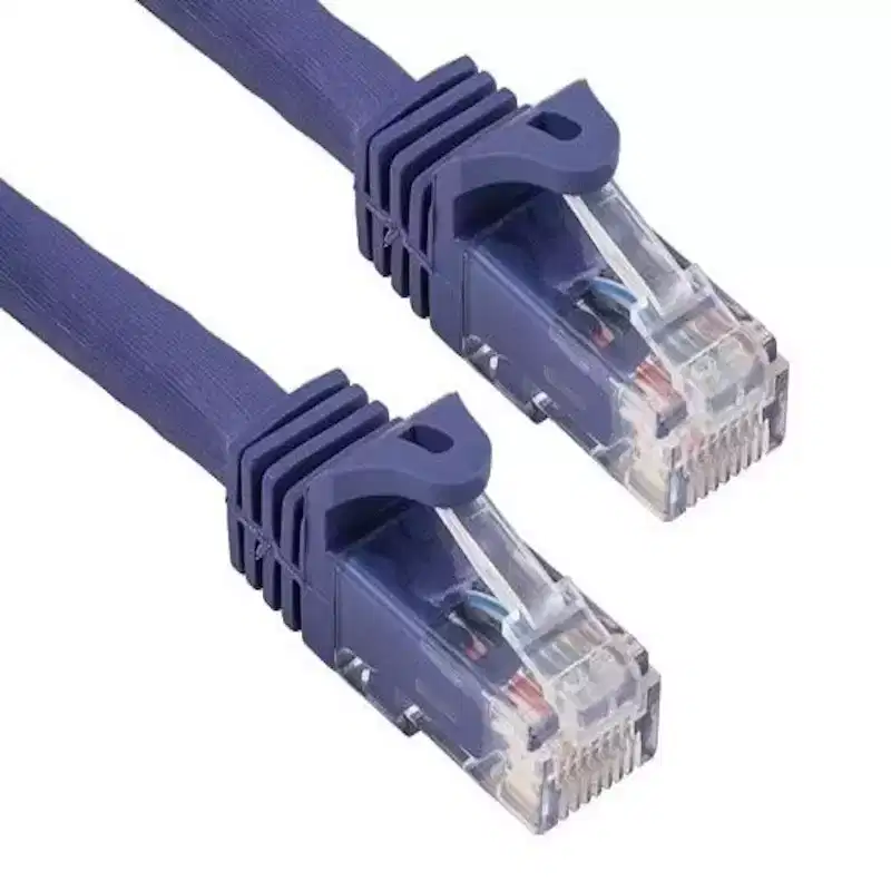 SANOXY Cables and Adapters; 50ft Cat6a 600 MHz UTP Snagless Ethernet Network Patch Cable, Purple
