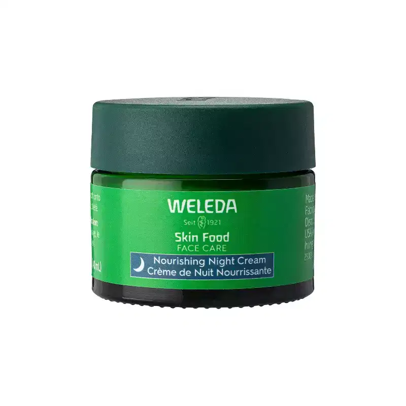 Weleda Skin Food Face Night Cream - 1.3 fl oz: Deep Hydration, Sensitive & Dry Skin, Rosemary & Chamomile Scent, Vegan