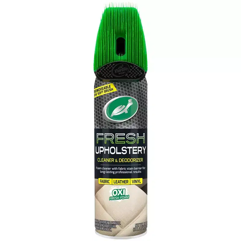 Automotive Interior Cleaner - Turtle Wax: Foam, Scented, Vehicle & Car Seat Cleaner, Cleaning Brush, 18 oz